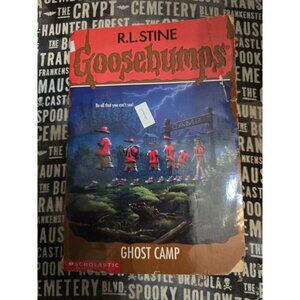 Goosebumps #45 Ghost Camp by R.L. Stine Vintage Horror Paperback Book